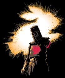 The Black Knight Rises  - Qwertee.com