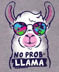 No Probllama - Qwertee.com