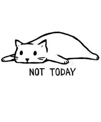 Not Today - Qwertee.com